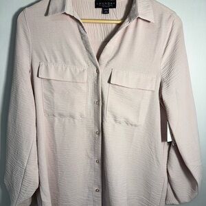 Laundry by Shelli Segal Blush Pink Top NWT